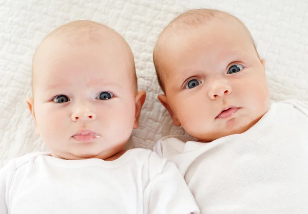 Dos hermosos bebés — Foto de Stock