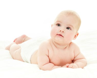 Sevimli bebeğin portresi