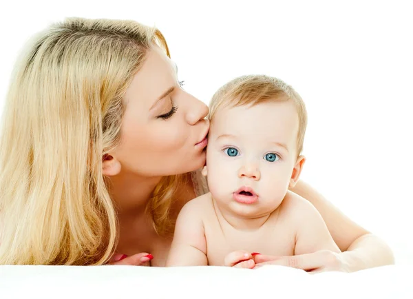 Felice famiglia madre e bambino — Foto Stock