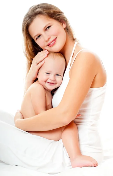 Šťastné rodiny matka a dítě — Stock fotografie