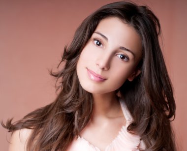 Genç güzel kadın.