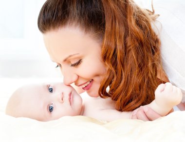 Anne ve bebek yatak rahatlatıcı