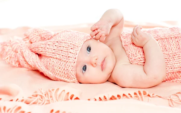 Adorável bebê menina — Fotografia de Stock