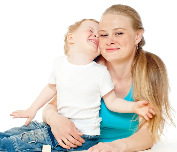 Mummy and her kid — Stock Photo, Image