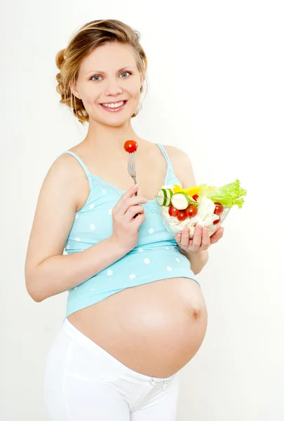 Mujer embarazada joven — Foto de Stock