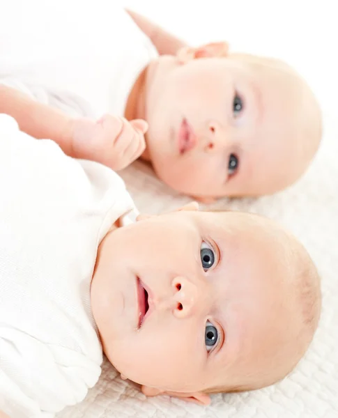 Dos hermosos bebés — Foto de Stock