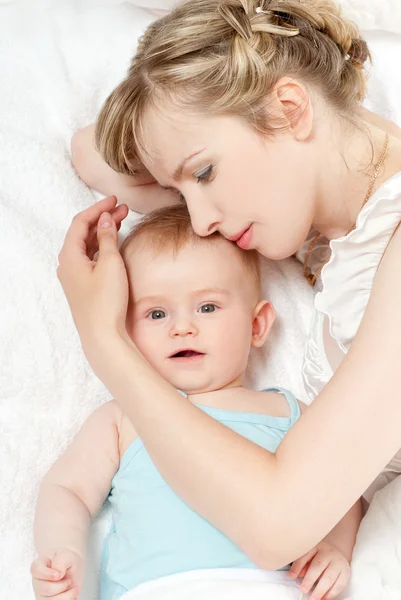 Mummy and her kid — Stock Photo, Image