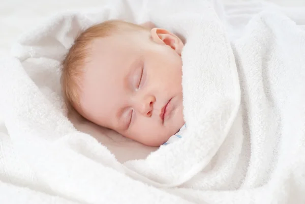 Aranyos, alvás baba — Stock Fotó