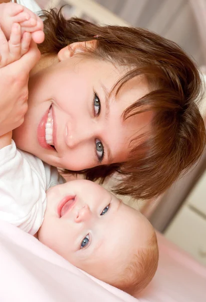 Mother with baby girl — Stock Photo, Image