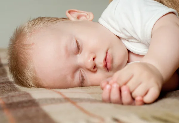 Carino dormire bambino — Foto Stock