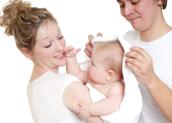 Happy young family — Stock Photo, Image