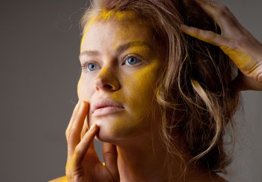 şehvetli kadın portresi