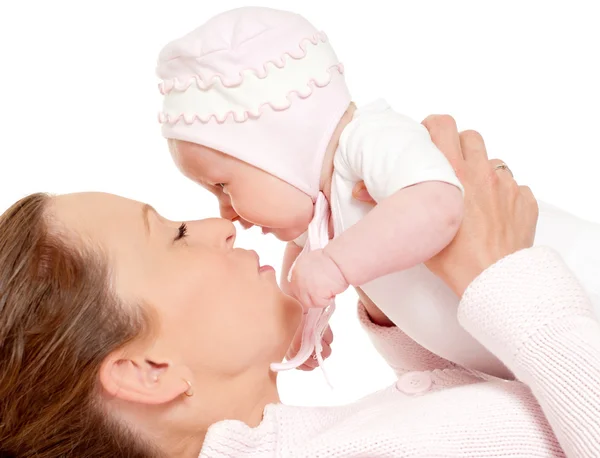 Jovem mãe com bebê — Fotografia de Stock