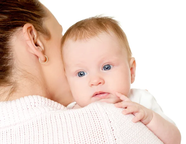 Jovem mãe com bebê — Fotografia de Stock