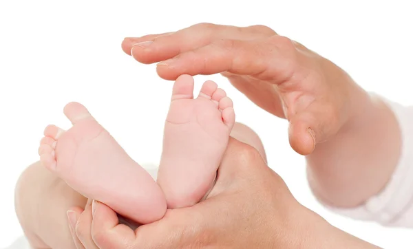 Cute baby 's feet — стоковое фото