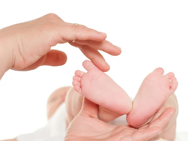 Cute baby 's feet — стоковое фото