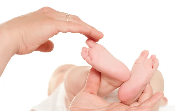 Cute baby 's feet — стоковое фото