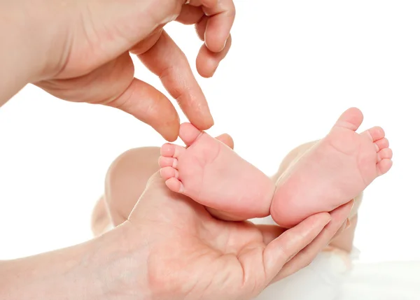 Cute baby 's feet — стоковое фото