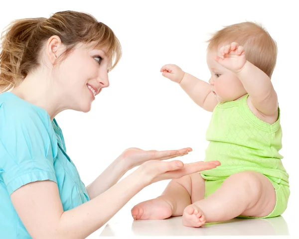 Mummy and her cute baby — Stock Photo, Image
