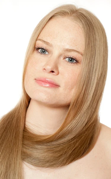 Mulher com cabelo bonito — Fotografia de Stock