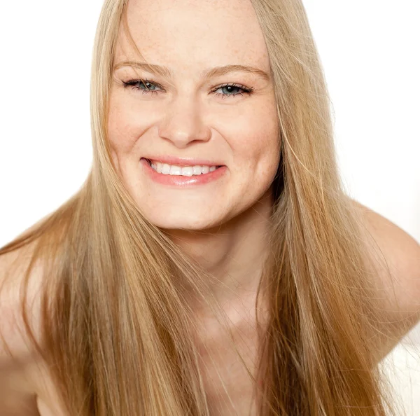 Mujer con cabello hermoso — Foto de Stock