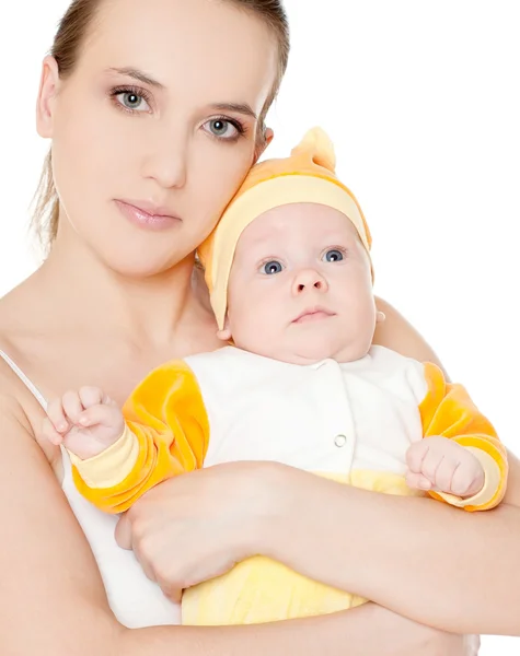 Glückliche Mutter mit Baby — Stockfoto