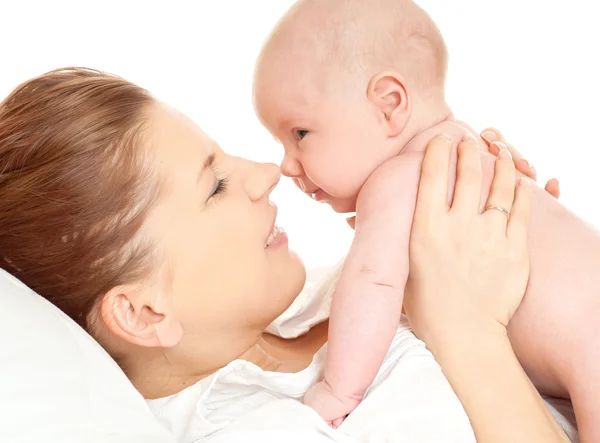 Mère avec bébé garçon Images De Stock Libres De Droits