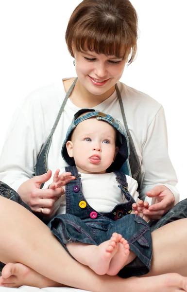 Adorable mother and daughter — Stock Photo, Image