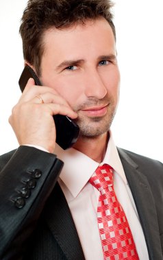 Kendine güvenen genç işadamı 