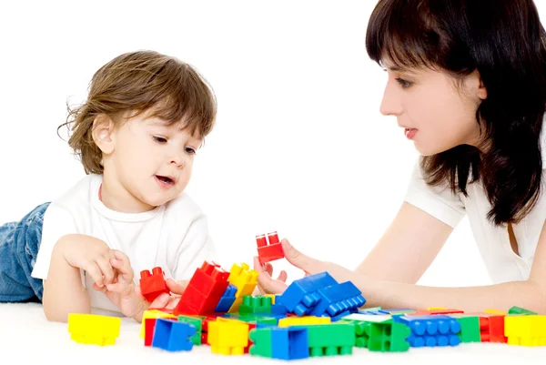 Junge Mumie und ihr Kind — Stockfoto