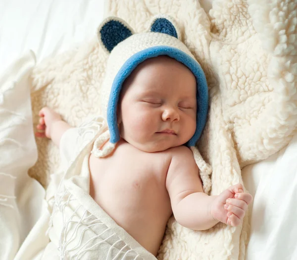 Carino dormire bambino — Foto Stock