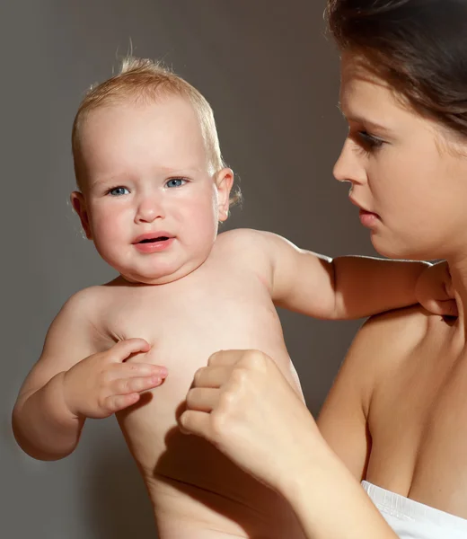 Mamma e suo figlio — Foto Stock