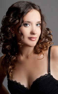 Genç çekici kadın.  