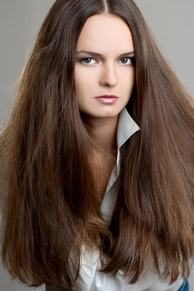 Long Hair Beauty — Stock Photo, Image