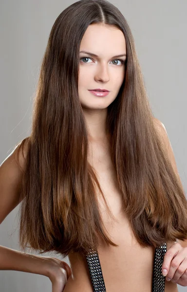 Long Hair Beauty — Stock Photo, Image