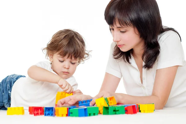 Mother Baby Playing Smiling Happy Family Stock Photo