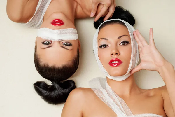 Plastic Surgery Concept Young Woman Receiving Botox Beauty Shot Model — Stock Photo, Image