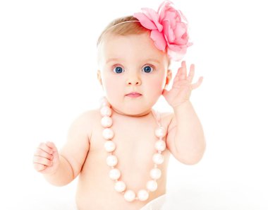 Harika sevimli bir çocuk. Güzel sağlıklı bebek