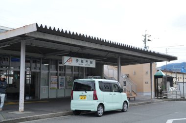 Inashi İstasyonu, Nagano Bölgesi, Japonya. 19 Ekim 2025.