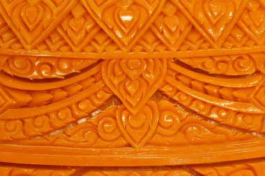 Oyma Mum detay doku arka plan