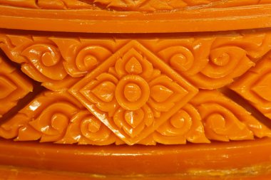 Oyma mum doku detay Tay