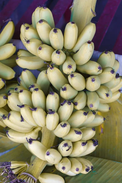 Eine Banane Nahaufnahme Detail Frucht — Stockfoto