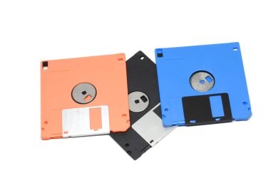 3.5-inç disket beyaz arka plan