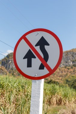 Ayrıntı sollama yasaklayan işaretleri