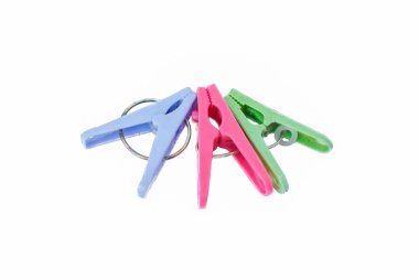 Plastik clothespin closeup ayrıntı aracı