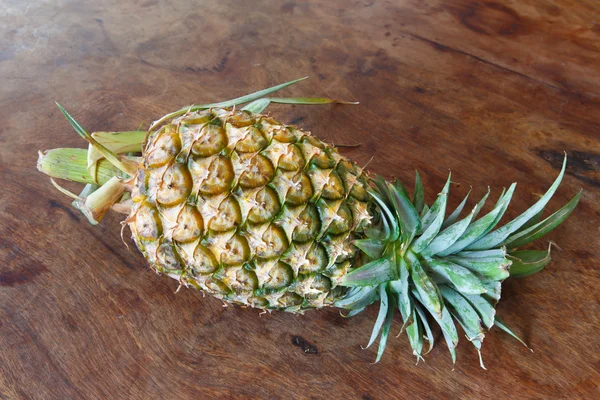 Ananas Närbild Detalj Frukt — Stockfoto