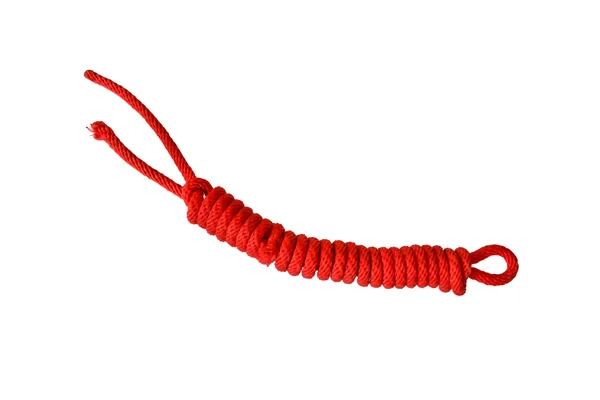 Red Rope Detail Object Tool Isolated Art — Stock Photo, Image