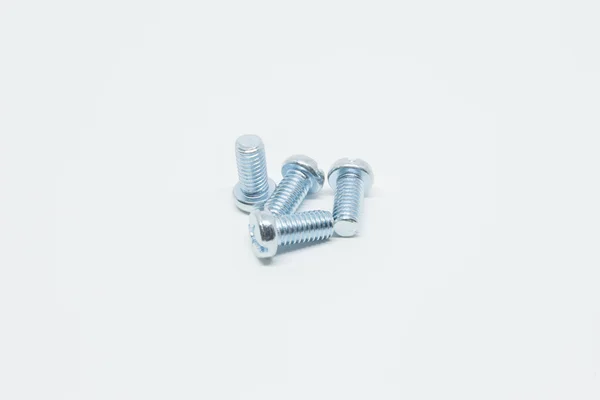 Screw Closeup Detail Object Tool Isolated — Stock Photo, Image