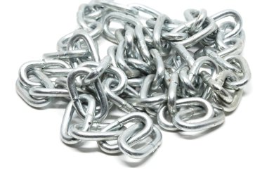 Arka plan closeup ayrıntı nesne zincirleri beyaz