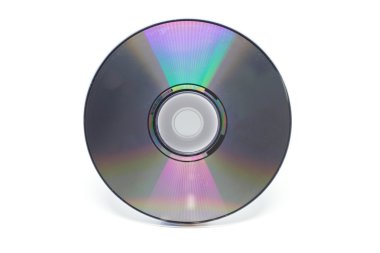Beyaz arka plan detay izole disk Dvd Cd
